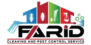 Farid Cleaning and Pest Control Service logo is showing here which is developed by the SaleDom- Best Digital Marketing Agency