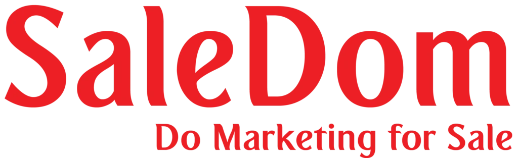 SaleDom logo is showing here